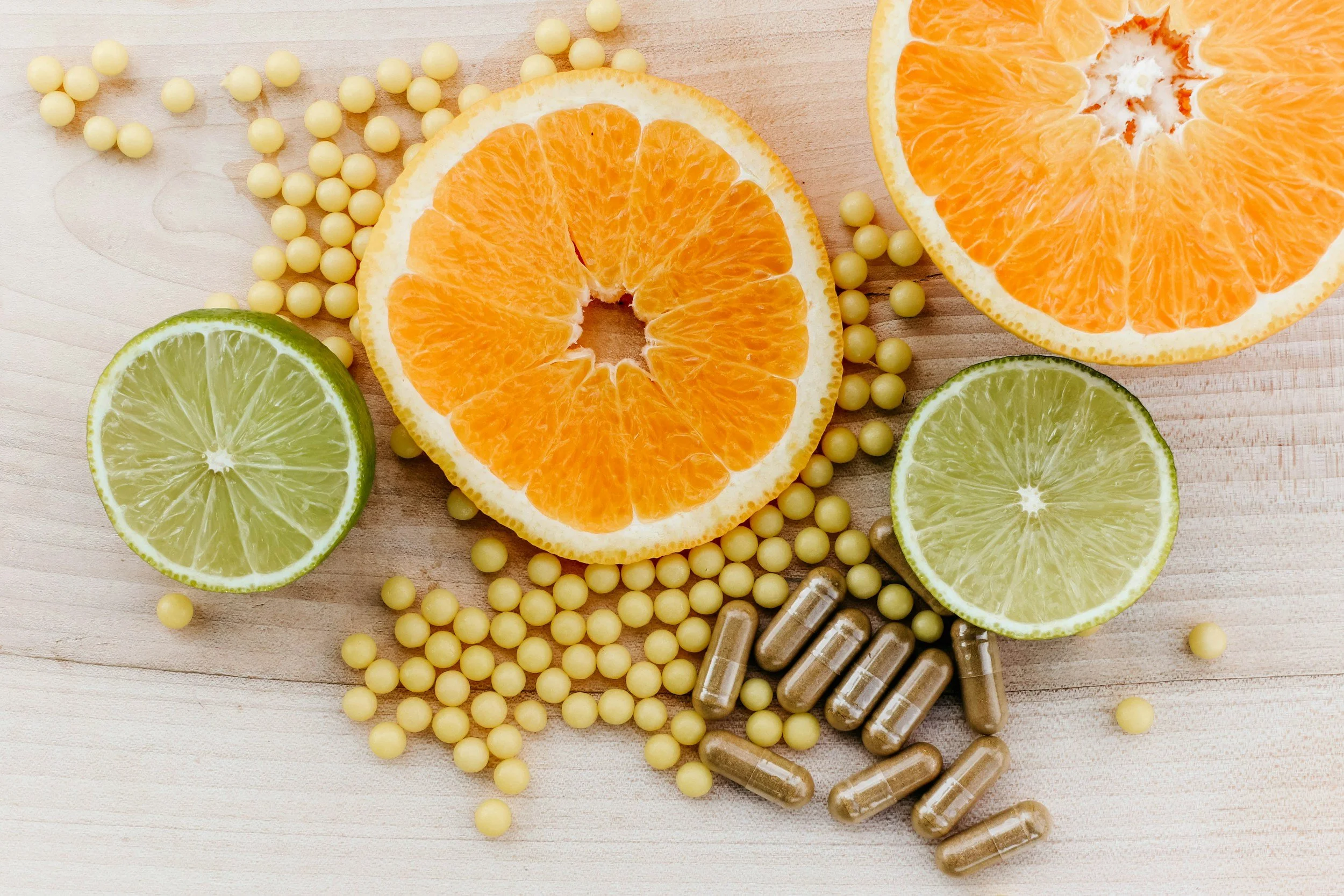 Citrus, vitamins, and supplements for functional wellness